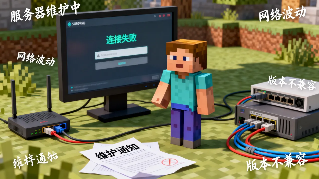我的世界e服务器为什么关服，我的世界e服突然进不去了原因