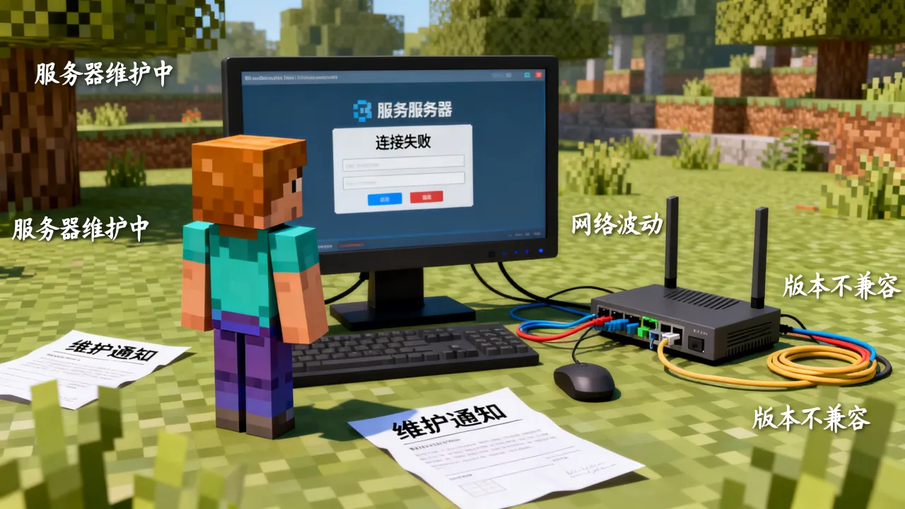 我的世界e服务器为什么关服，我的世界e服突然进不去了原因
