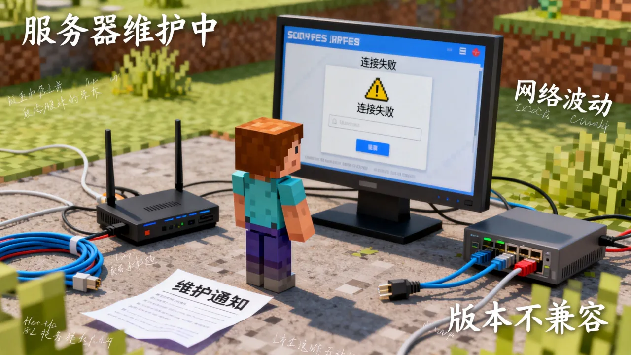 我的世界e服务器为什么关服，我的世界e服突然进不去了原因
