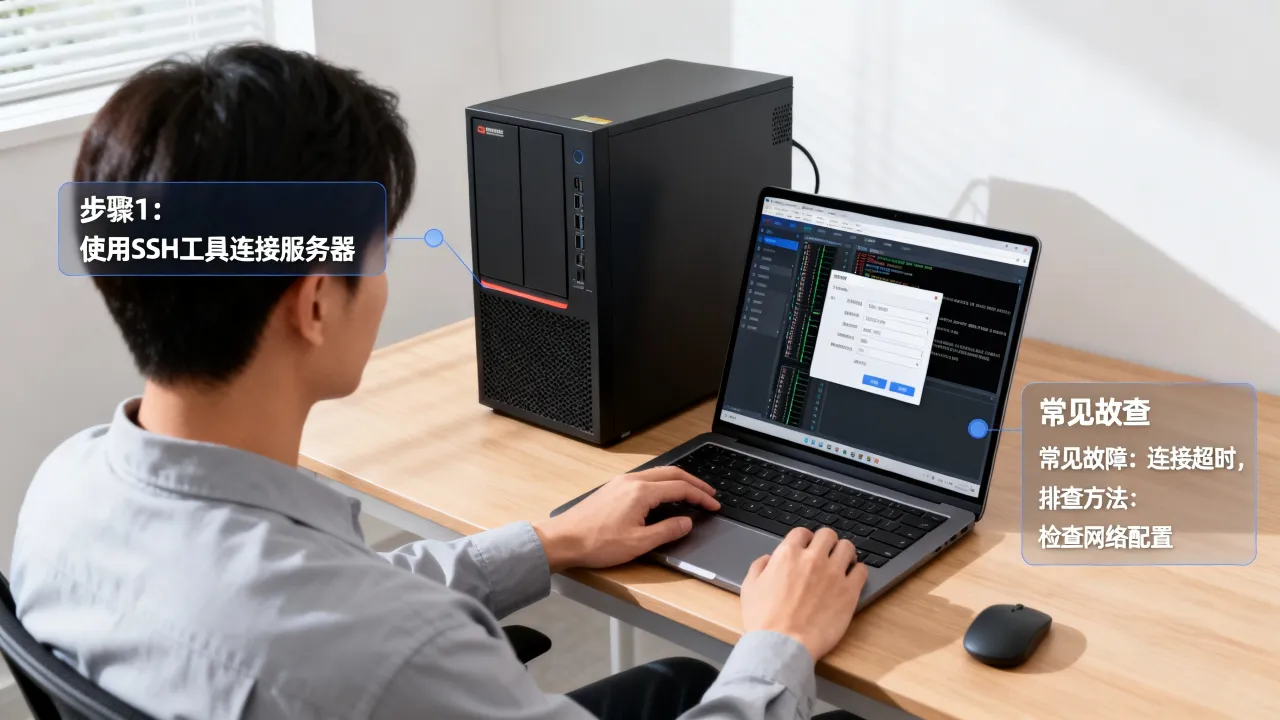运维登录服务器怎么操作？常见故障排查方法有哪些？
