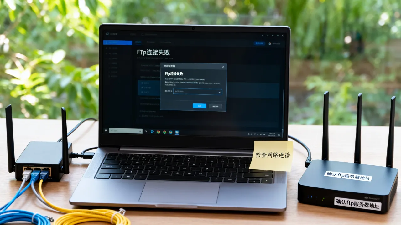 电脑为什么打开不了ftp服务器，ftp服务器无法连接怎么解决？