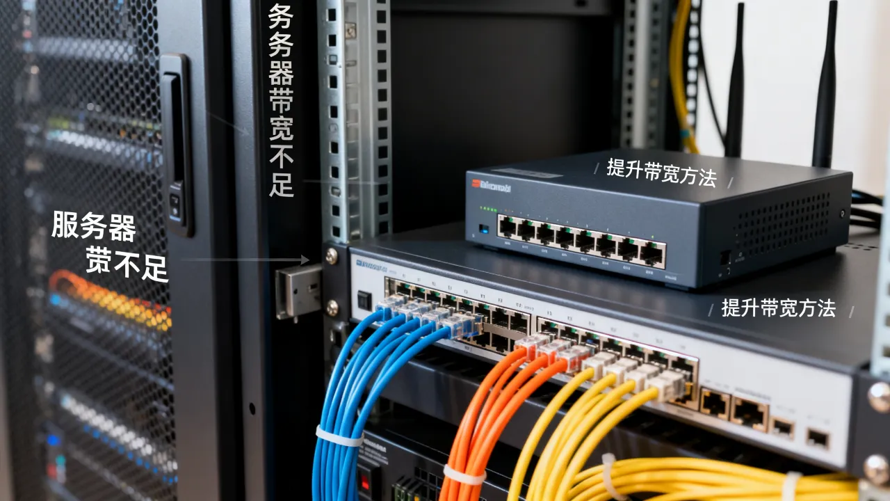 服务器宽带那么小怎么办，如何提升服务器带宽？