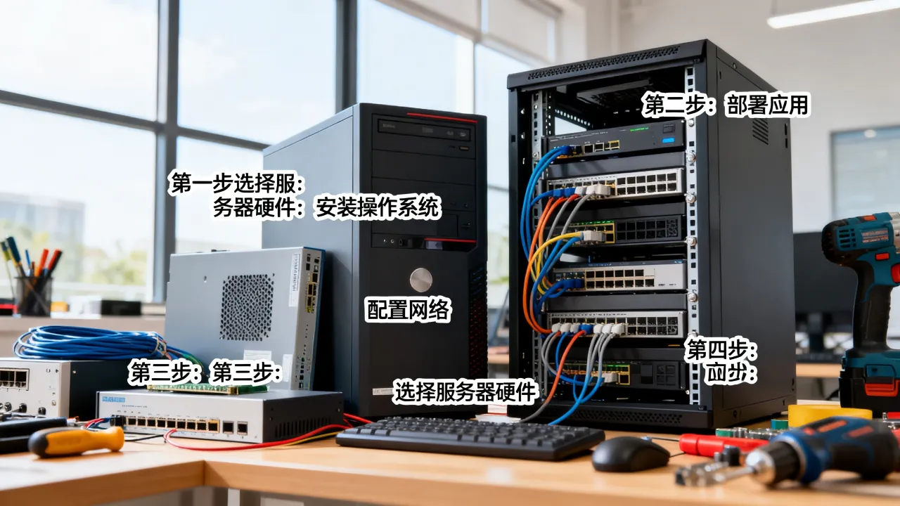 运维要搭建服务器嘛，服务器搭建需要哪些步骤？
