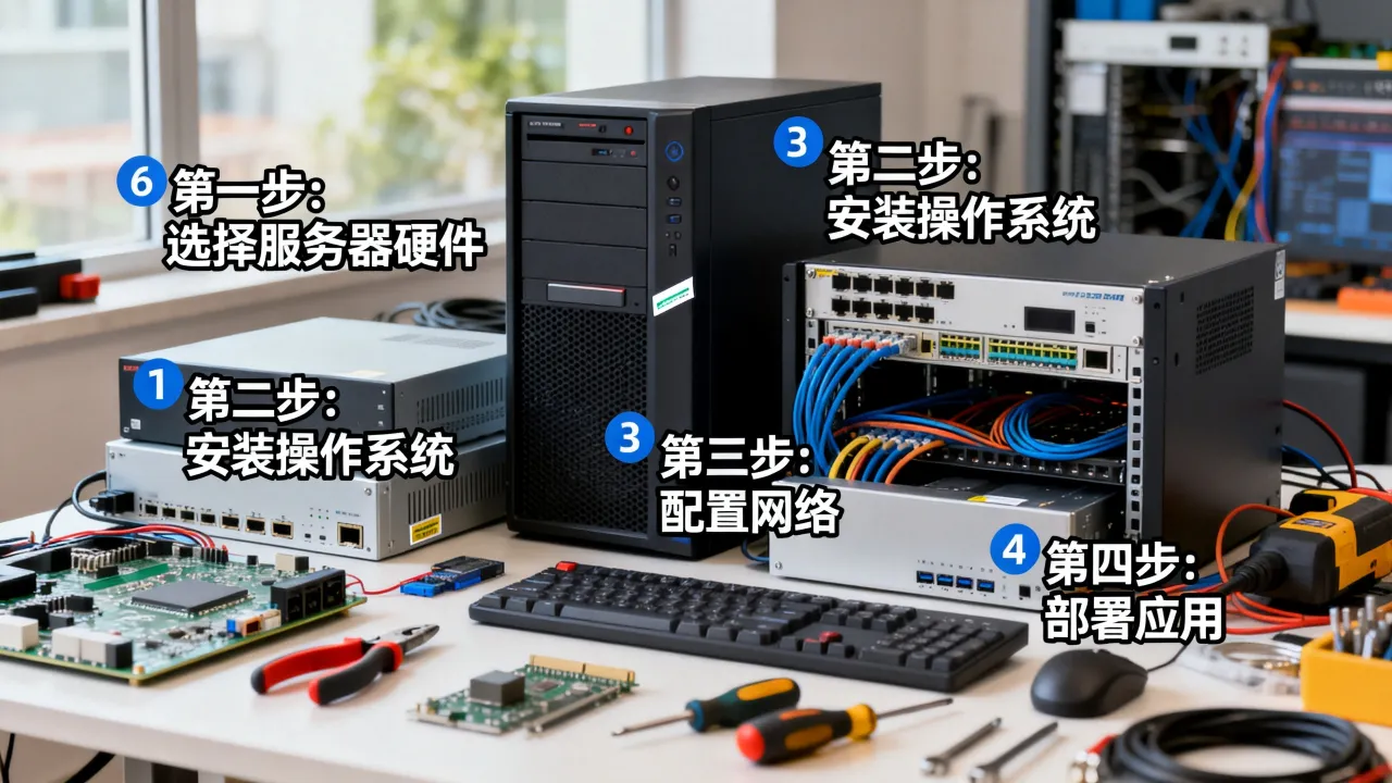 运维要搭建服务器嘛，服务器搭建需要哪些步骤？