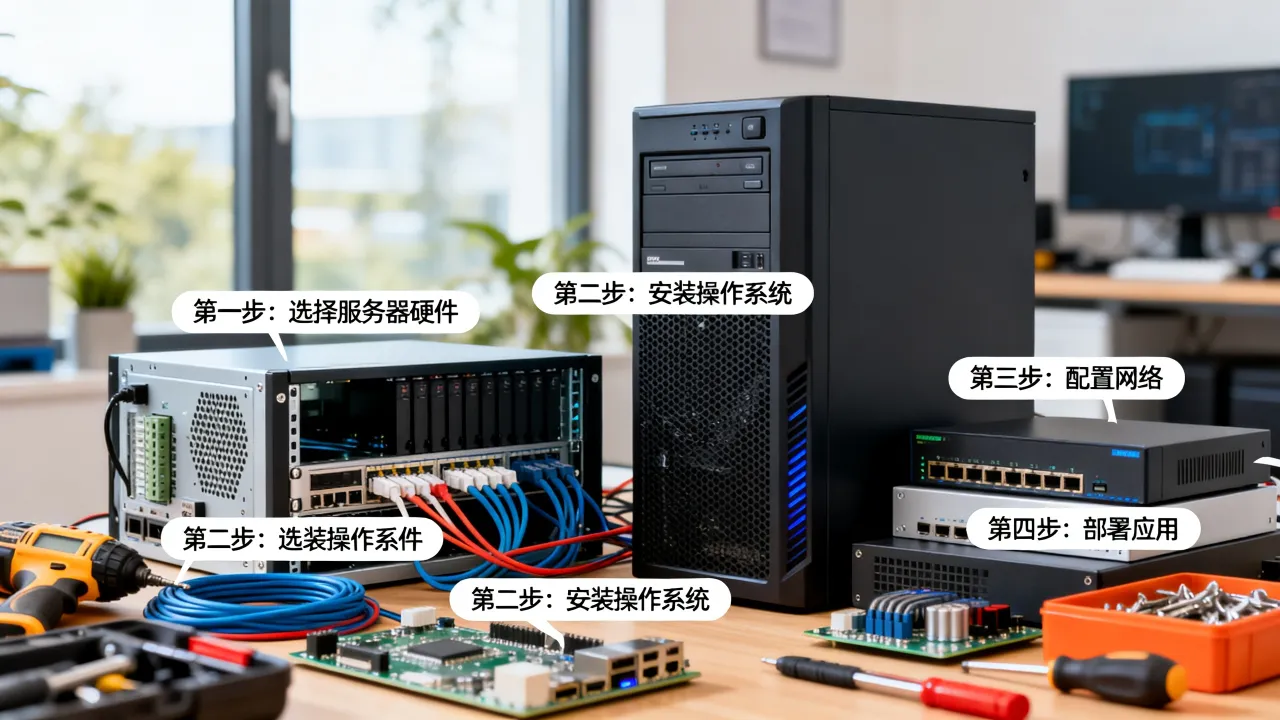 运维要搭建服务器嘛，服务器搭建需要哪些步骤？