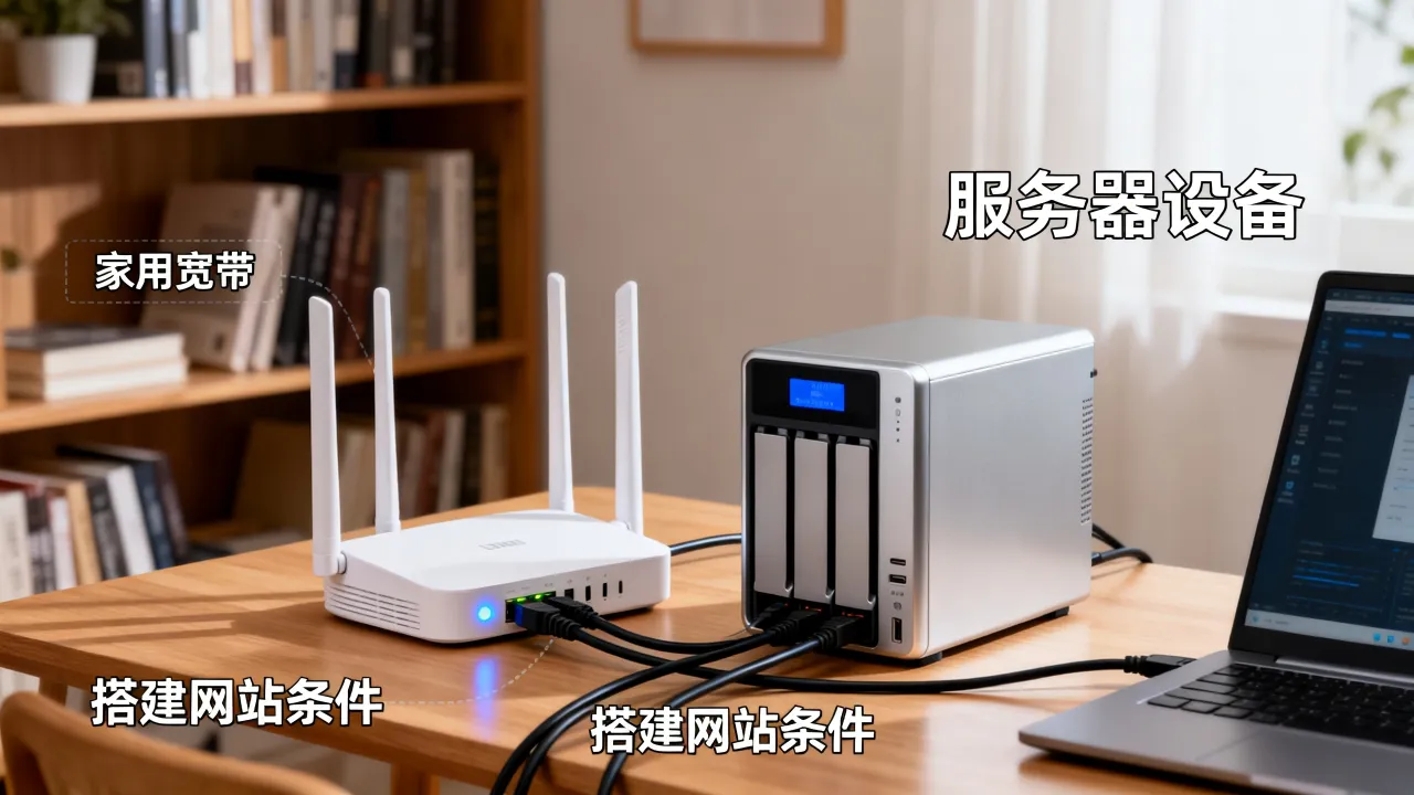家用宽带能当服务器吗，家庭宽带搭建网站需要什么条件