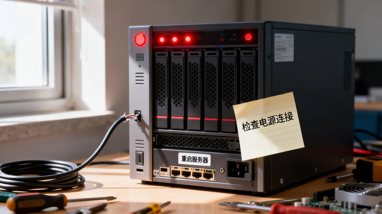 为什么服务器停止了，服务器停止运行怎么解决？