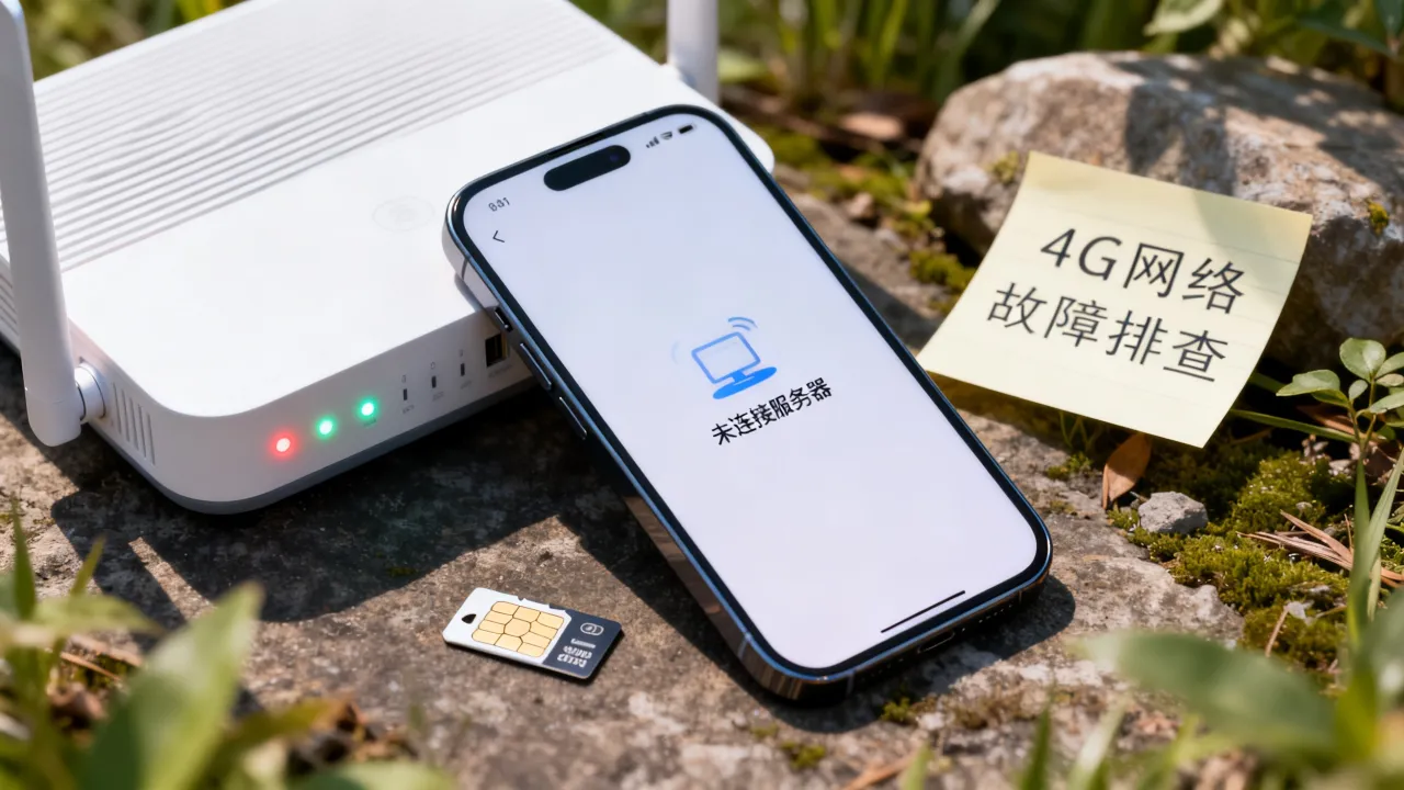 为什么4G显示未连接服务器失败，4G网络无法连接服务器是什么原因
