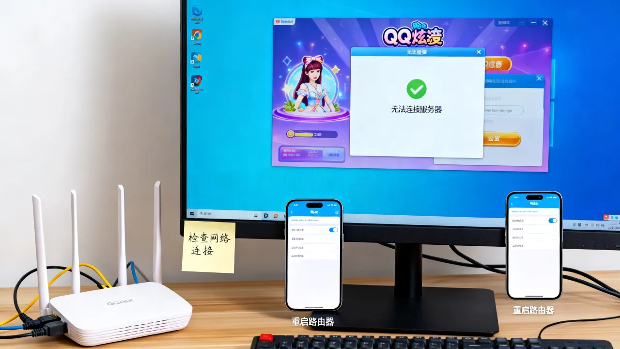 QQ炫舞无法连接服务器为什么，QQ炫舞无法连接服务器怎么办