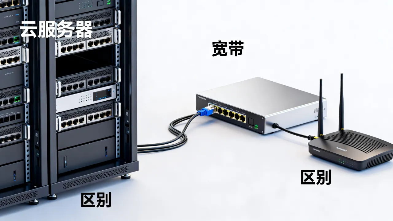 云服务器是宽带吗，云服务器和宽带的区别是什么