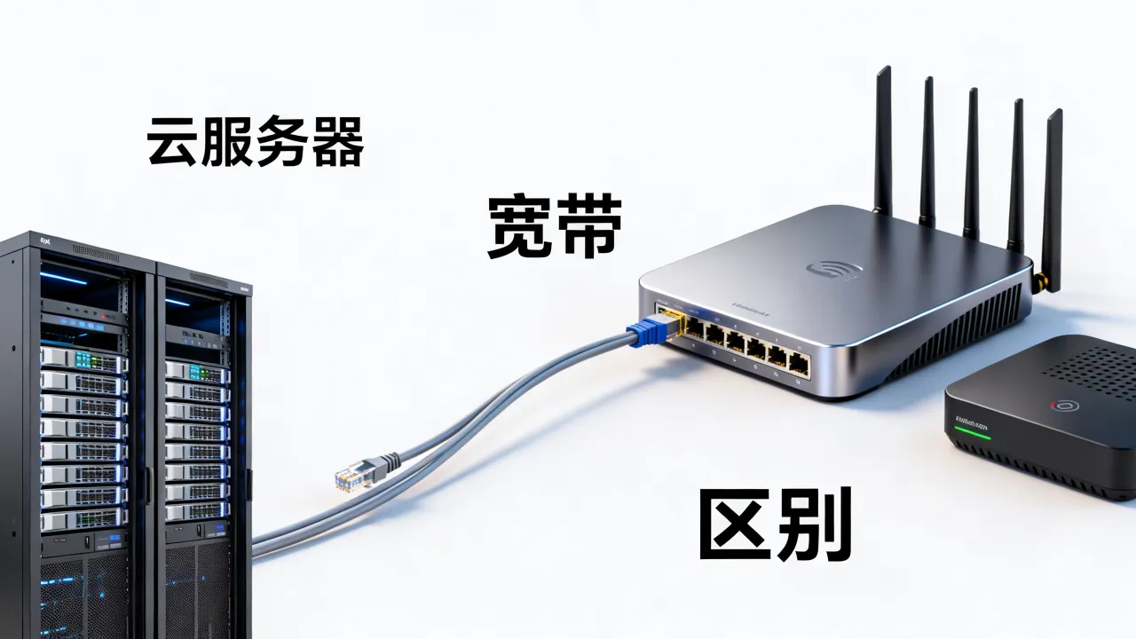 云服务器是宽带吗,云服务器和宽带的区别是什么 云服务器是宽带吗,云服务器和宽带的区别是什么