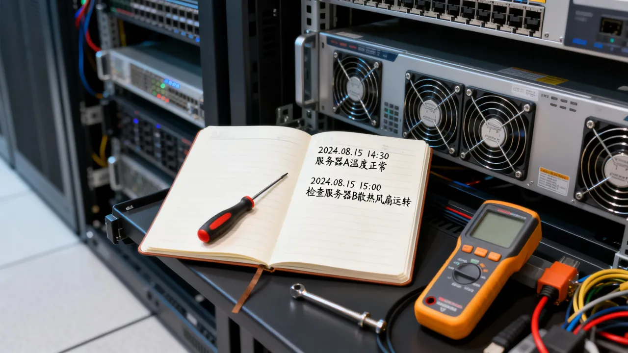 服务器运维工作记录怎么写？日常巡检日志模板与注意事项