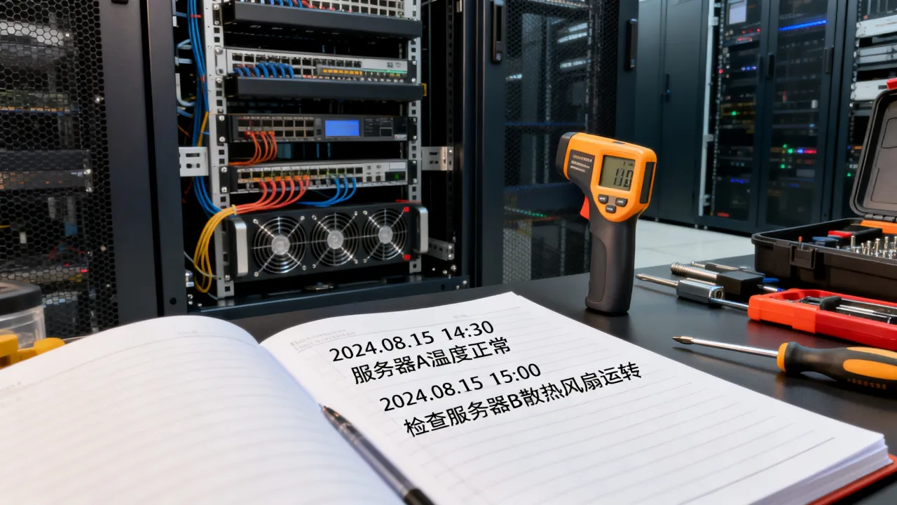服务器运维工作记录怎么写？日常巡检日志模板与注意事项