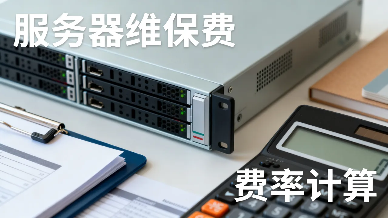服务器维保费费率是多少？服务器维保费费率怎么算
