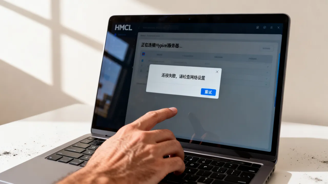HMCL为什么进不了Hypixel服务器，我的世界HMCL连不上怎么办