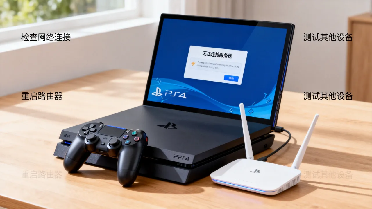 PS4网速好连不上游戏服务器怎么办，PS4无法连接服务器怎么解决