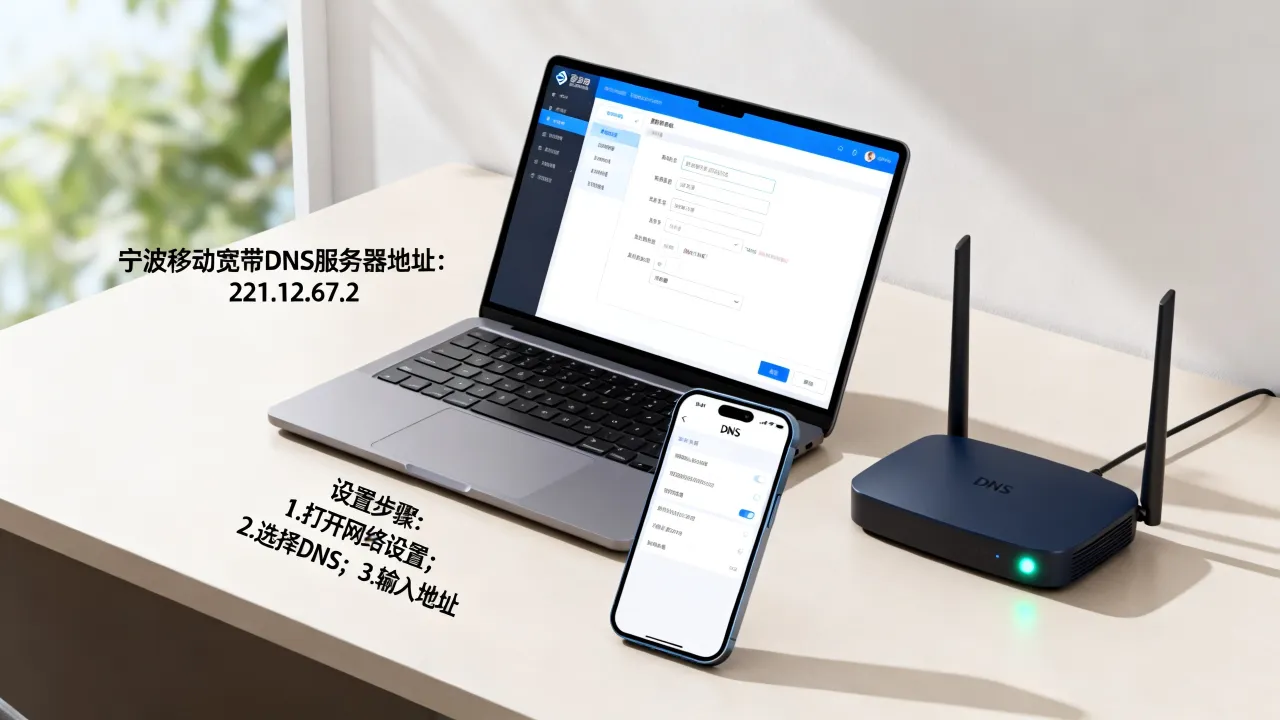 宁波移动宽带dns服务器地址是多少，怎么设置
