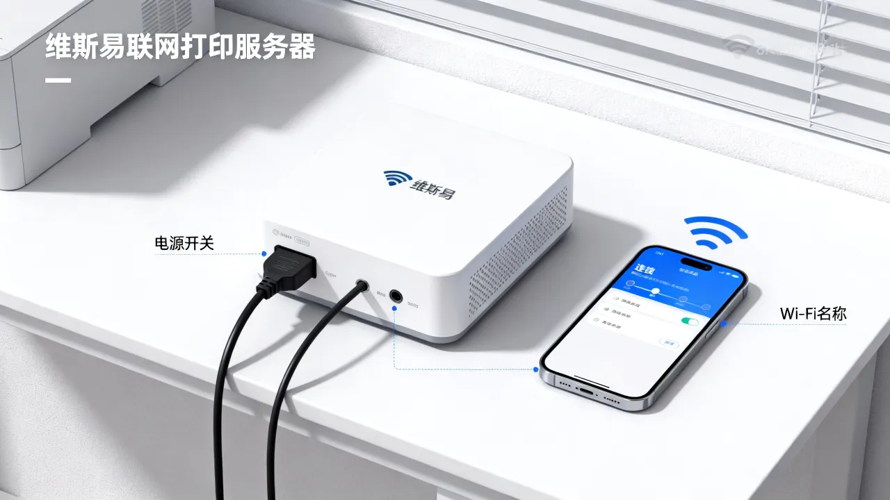 维斯易联网打印服务器怎么设置?手机怎么连接 维斯易联网打印服务器怎么设置?手机怎么连接