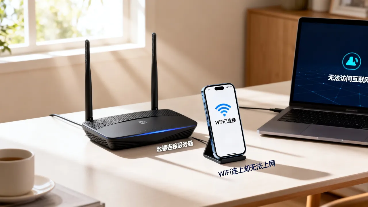wifi连接为什么要数据连接服务器,为什么WiFi连上却无法上网? wifi连接为什么要数据连接服务器,为什么WiFi连上却无法上网?