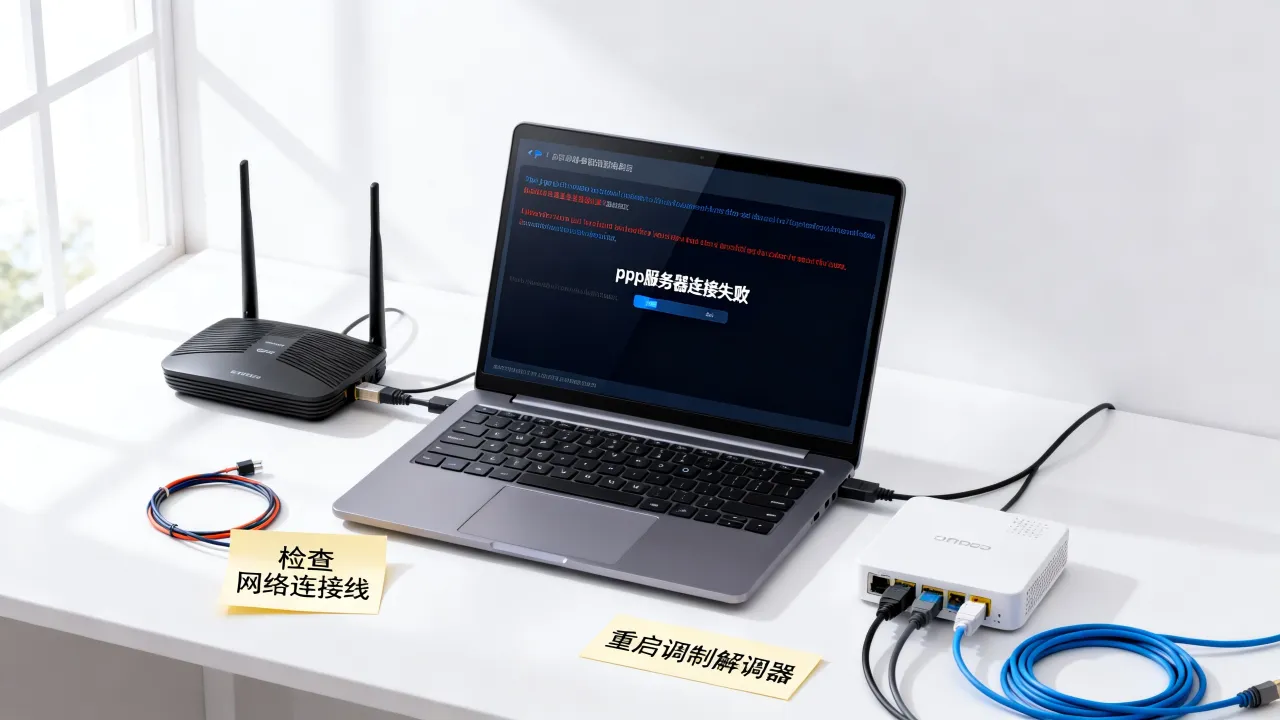 为什么ppp服务器连接失败，ppp服务器连接失败怎么解决？