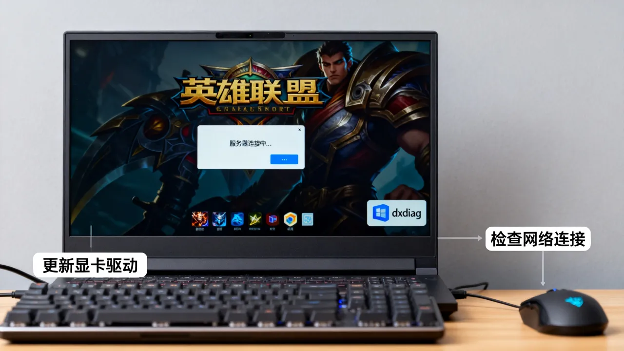 lol为什么打开服务器之后就闪退，英雄联盟进游戏闪退怎么解决