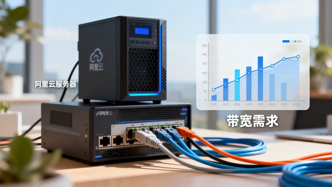 阿里云服务器宽带一般用多少m，带宽多少才够用