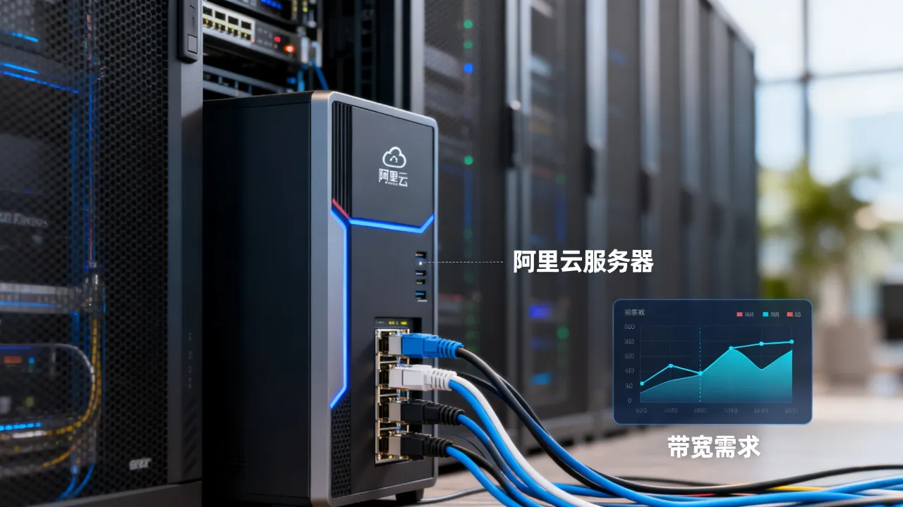 阿里云服务器宽带一般用多少m，带宽多少才够用