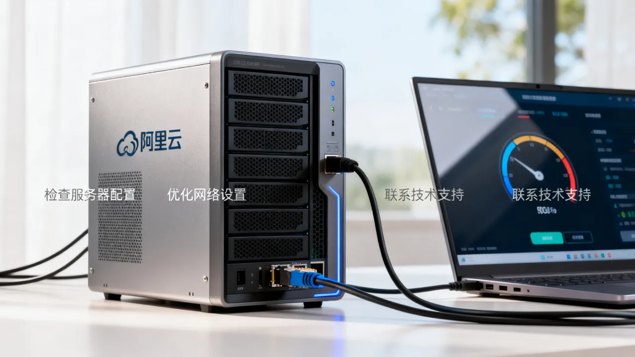 阿里云服务器上传网速慢怎么办？如何提升上传带宽