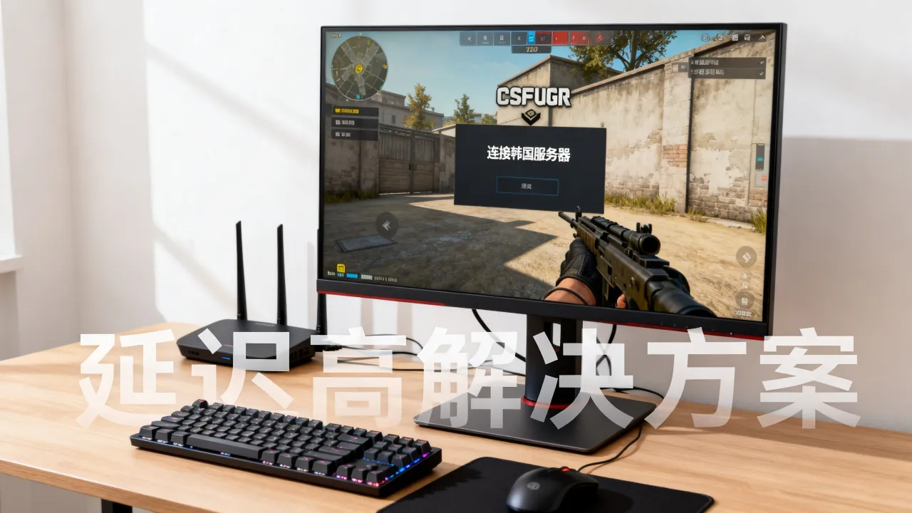 csgo为什么会连接韩国服务器，延迟高怎么解决