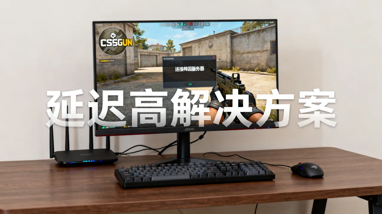 csgo为什么会连接韩国服务器，延迟高怎么解决