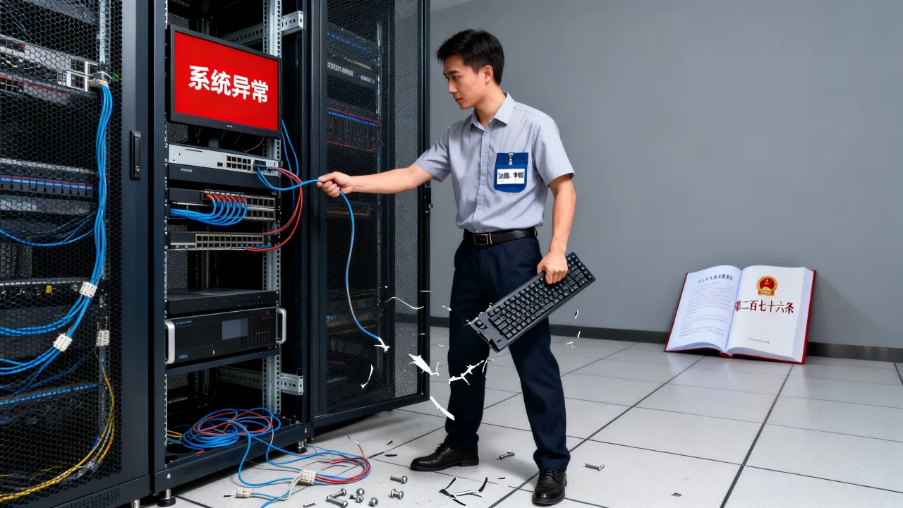 IT运维人员泄愤服务器后续会怎样，运维泄愤判几年？
