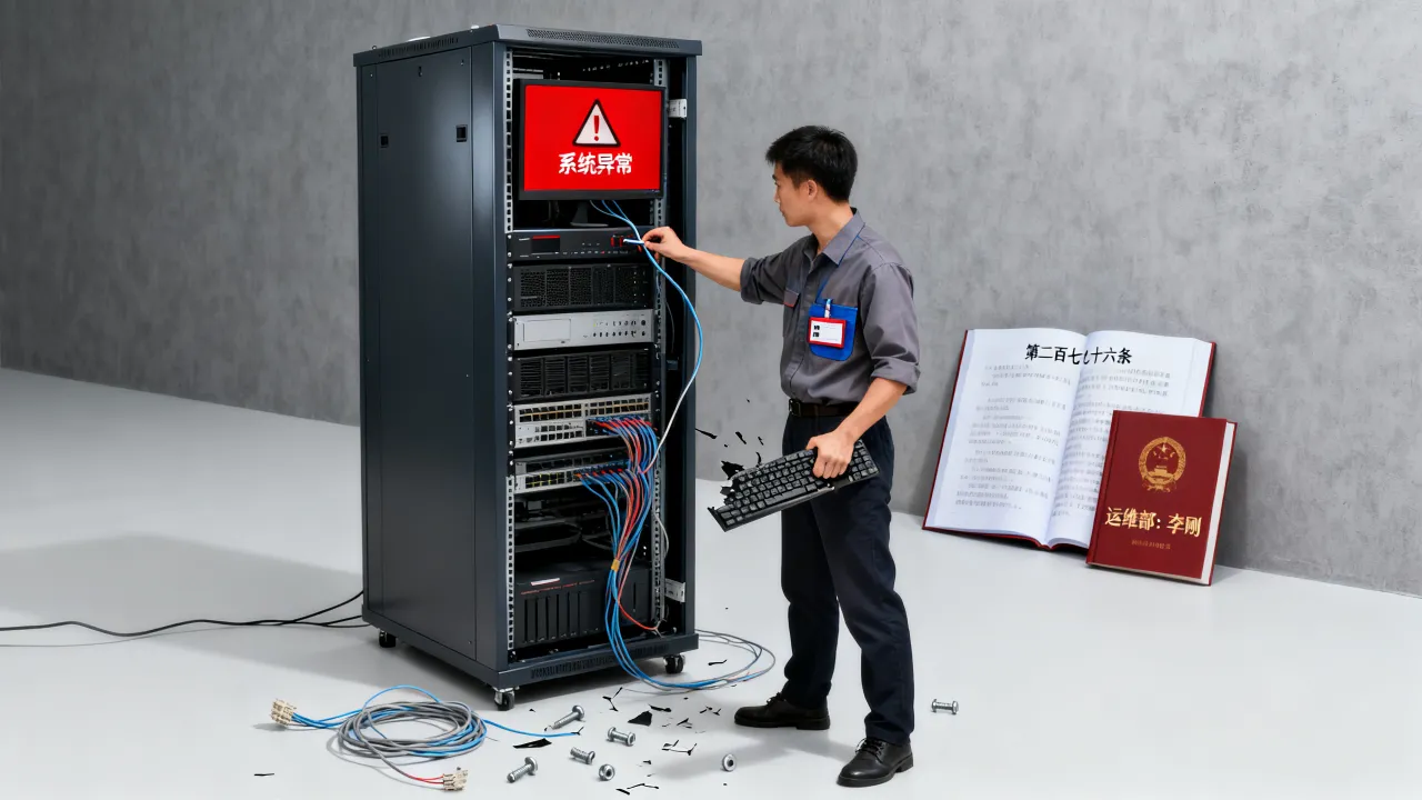 IT运维人员泄愤服务器后续会怎样，运维泄愤判几年？