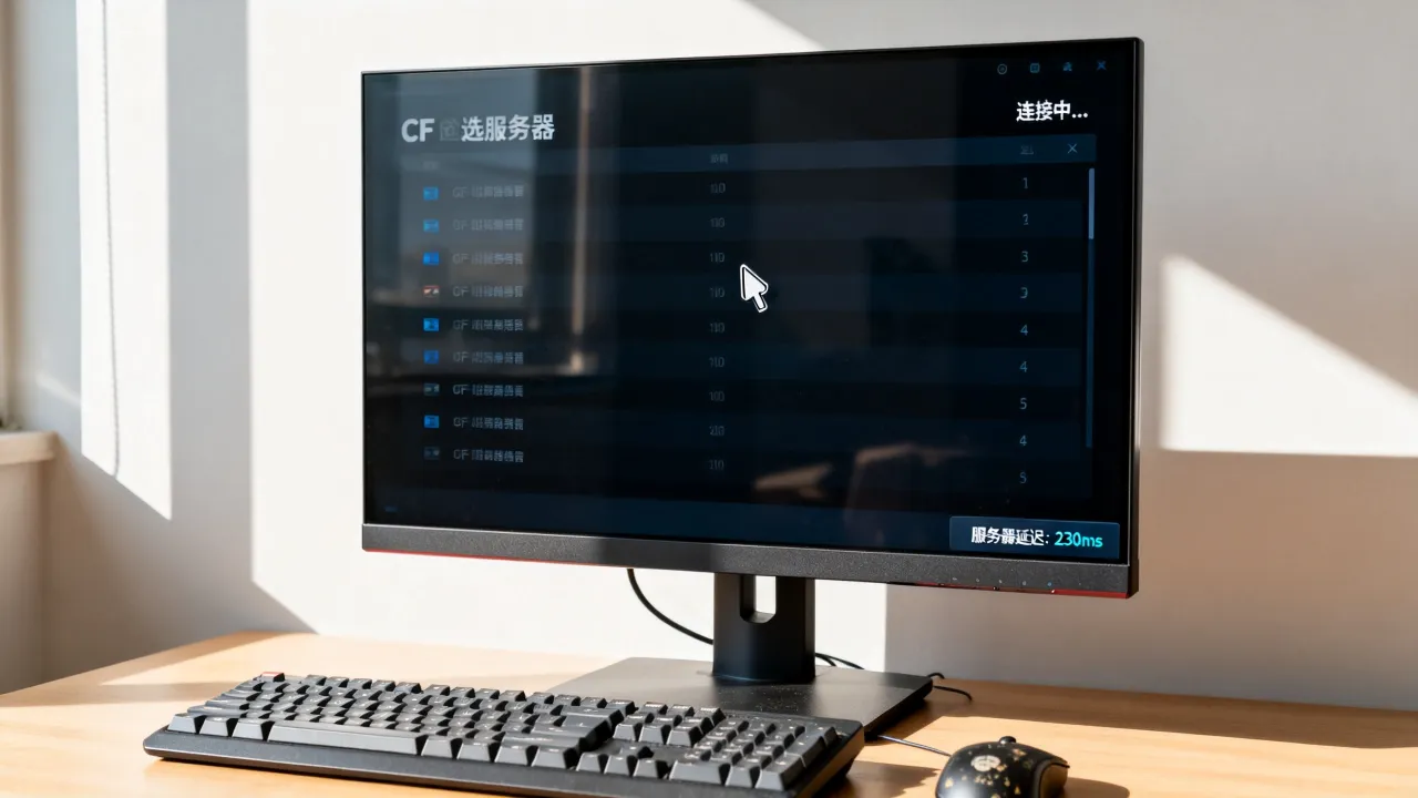 为什么我进去cf选服务器时卡机，进cf选服务器卡顿是什么原因