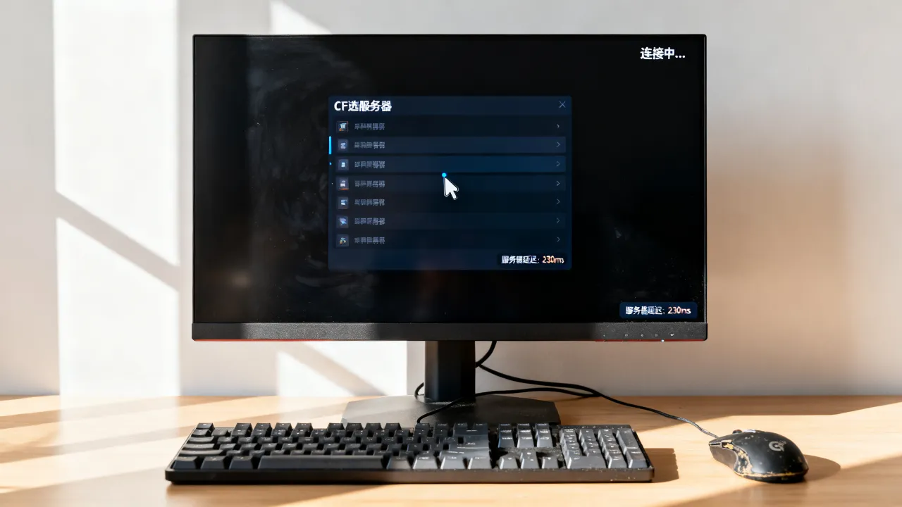 为什么我进去cf选服务器时卡机，进cf选服务器卡顿是什么原因