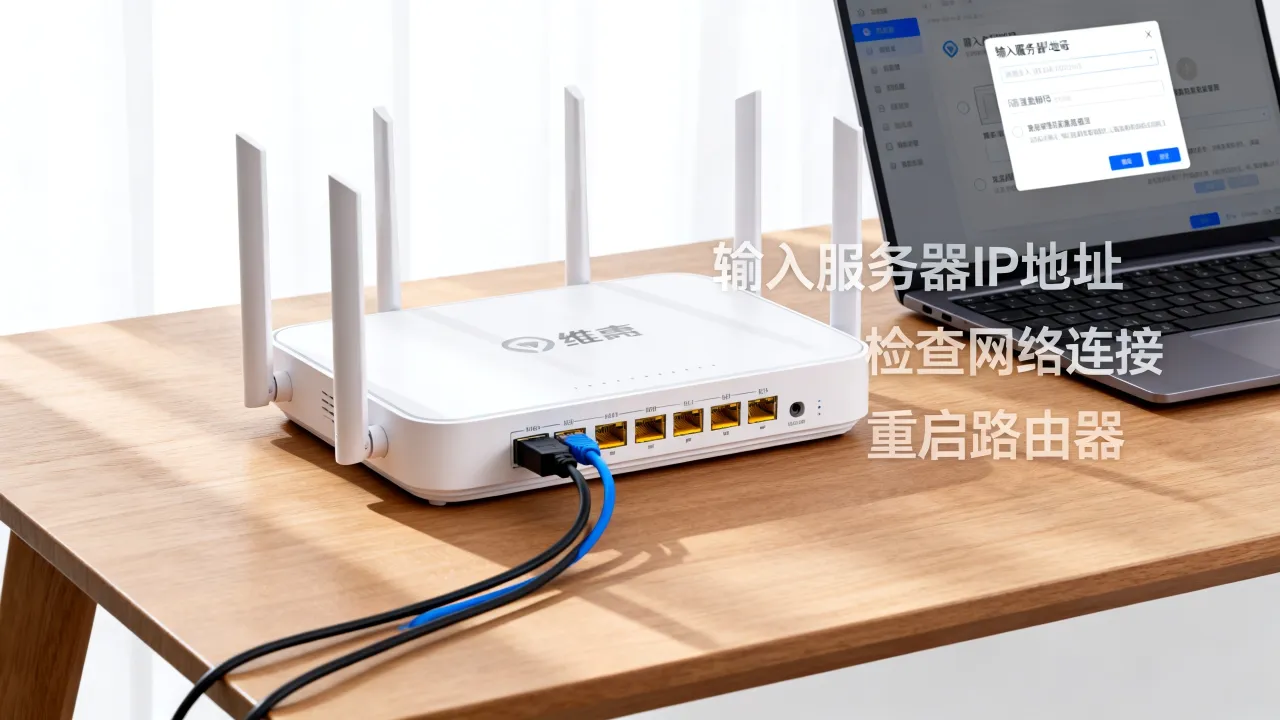 维盟路由器怎么连接服务器？连接失败解决方法详解