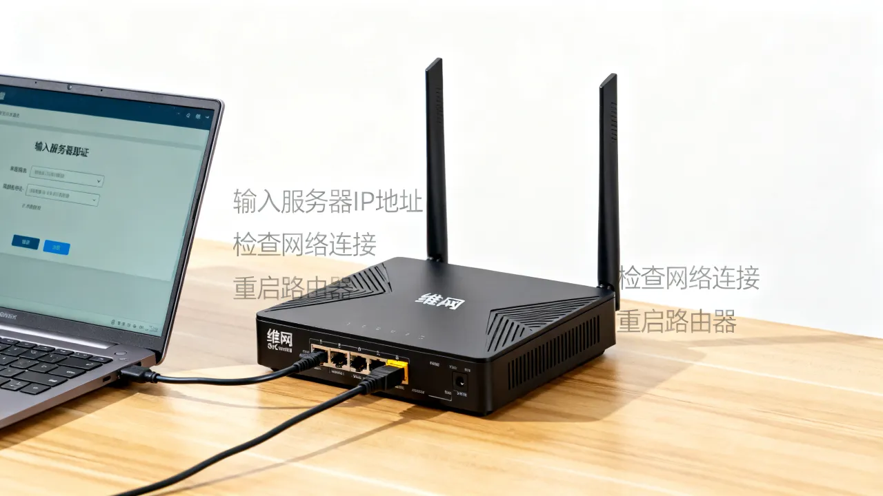 维盟路由器怎么连接服务器？连接失败解决方法详解