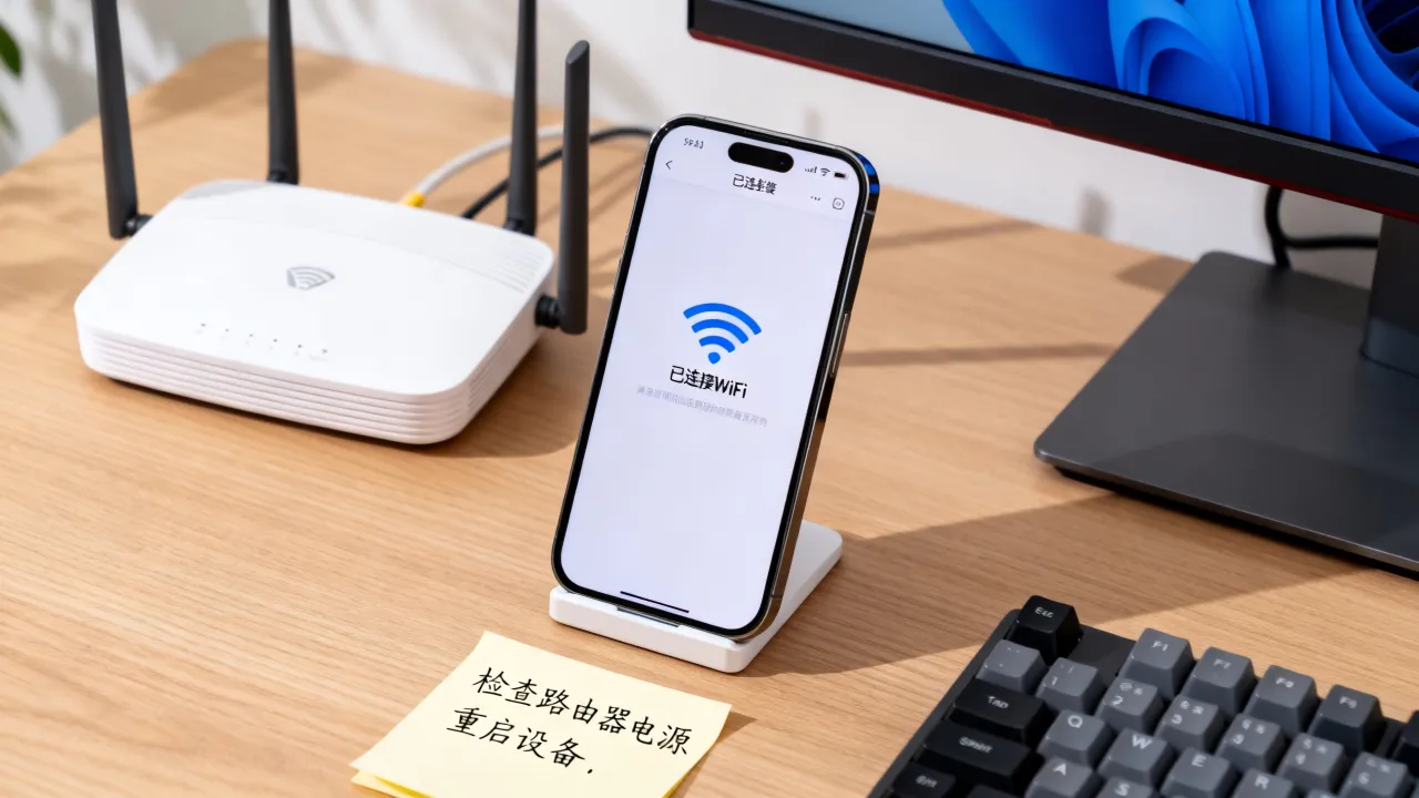 为什么wifi连接上却显示无法连接服务器，网络连接异常怎么解决