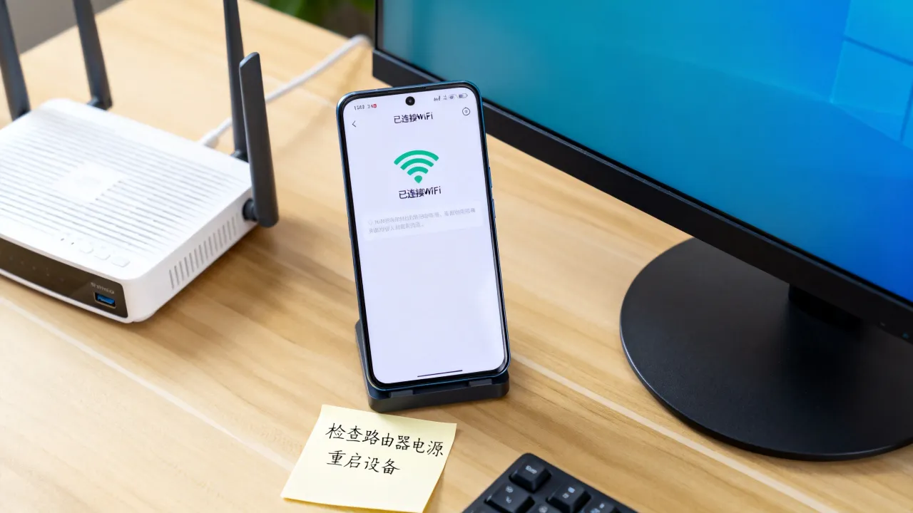 为什么wifi连接上却显示无法连接服务器，网络连接异常怎么解决