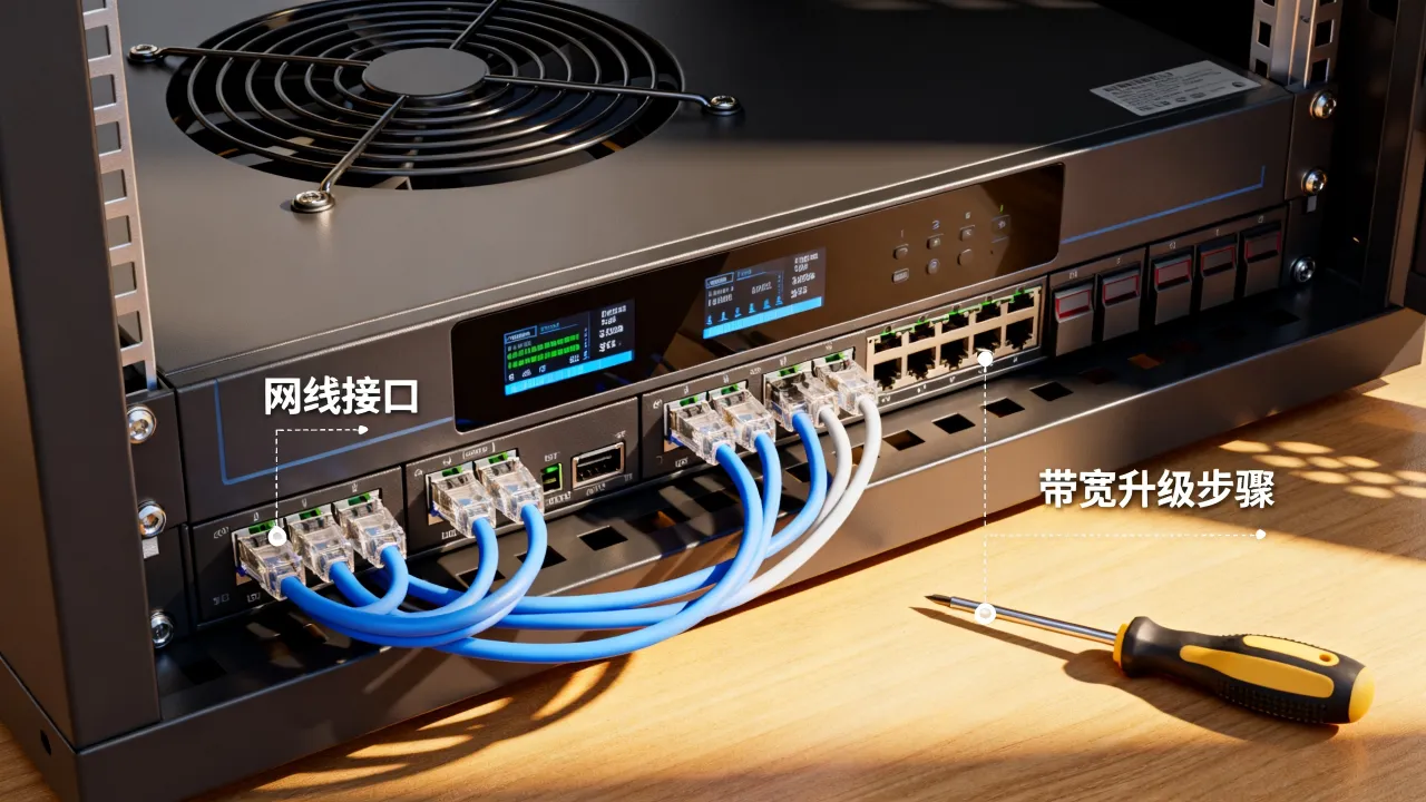 服务器怎么添加宽带，服务器带宽怎么增加升级？