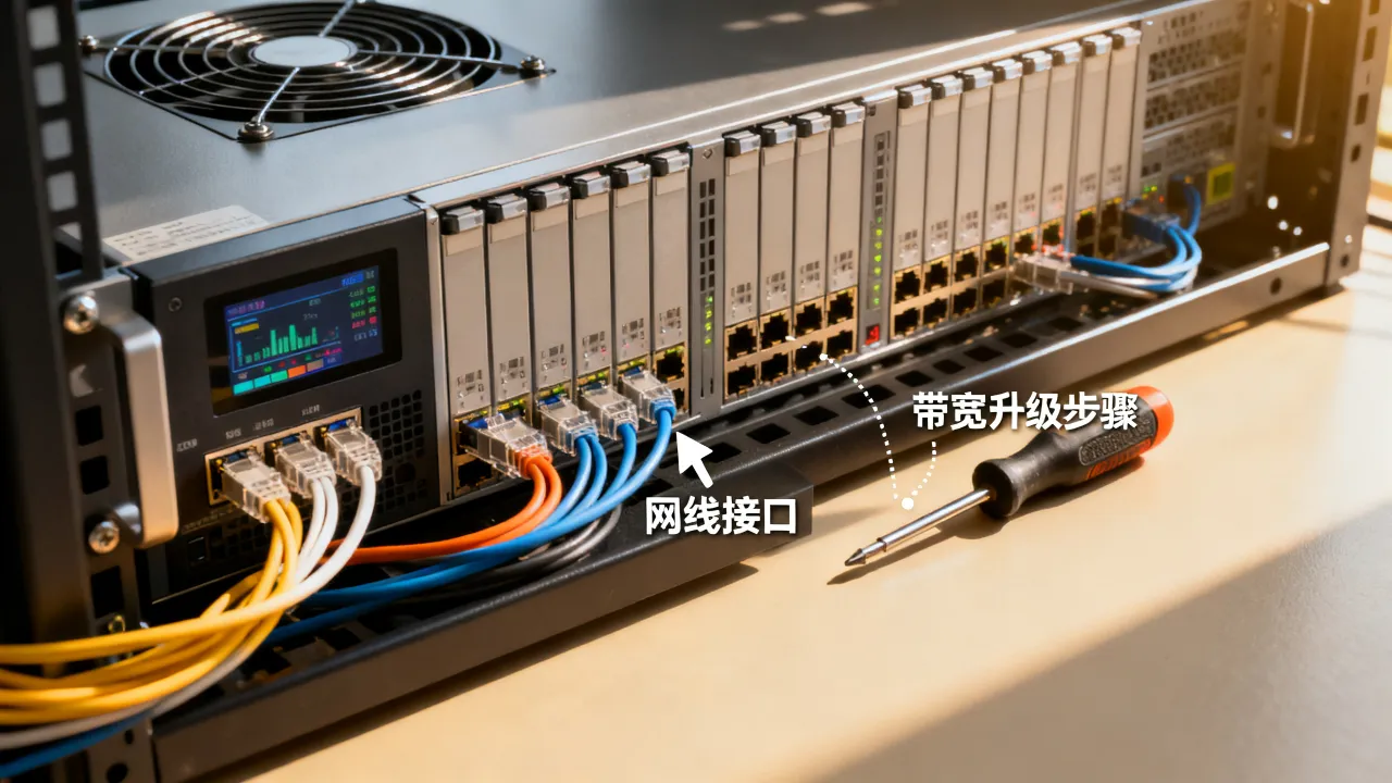 服务器怎么添加宽带，服务器带宽怎么增加升级？