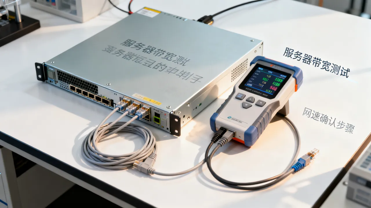 如何确认服务器网速？服务器带宽测速方法