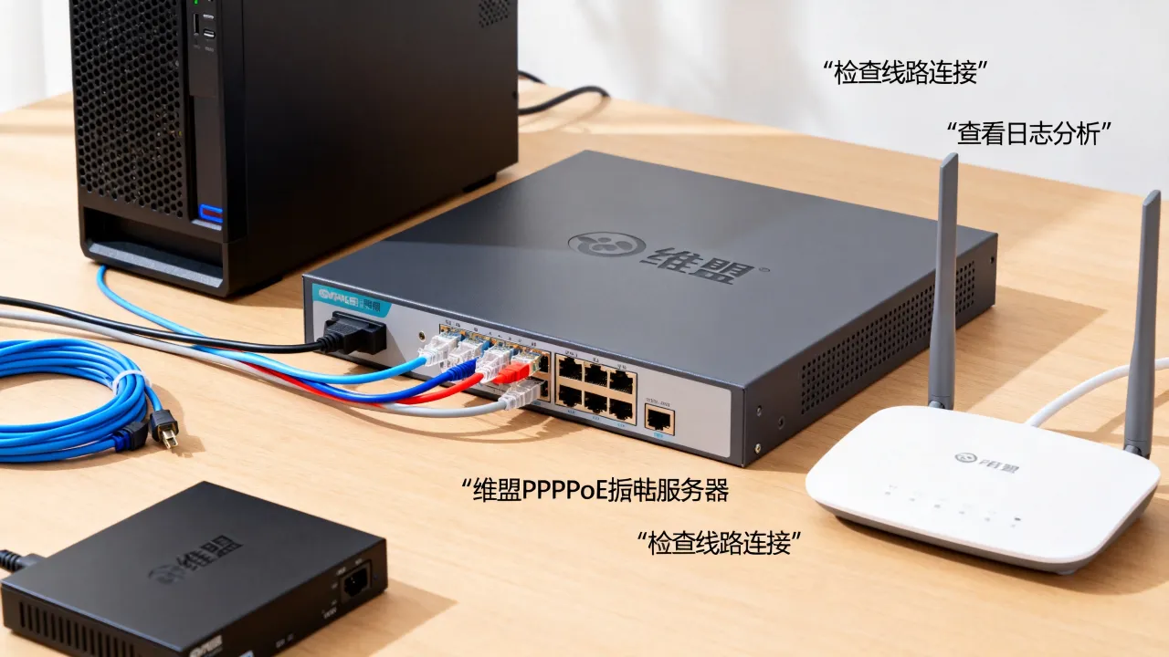 维盟PPPoE拨号服务器频繁掉线怎么办，是什么原因导致的呢？