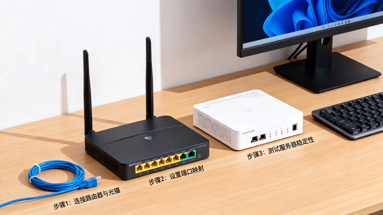 家用宽带做微端服务器怎么设置，稳定吗？