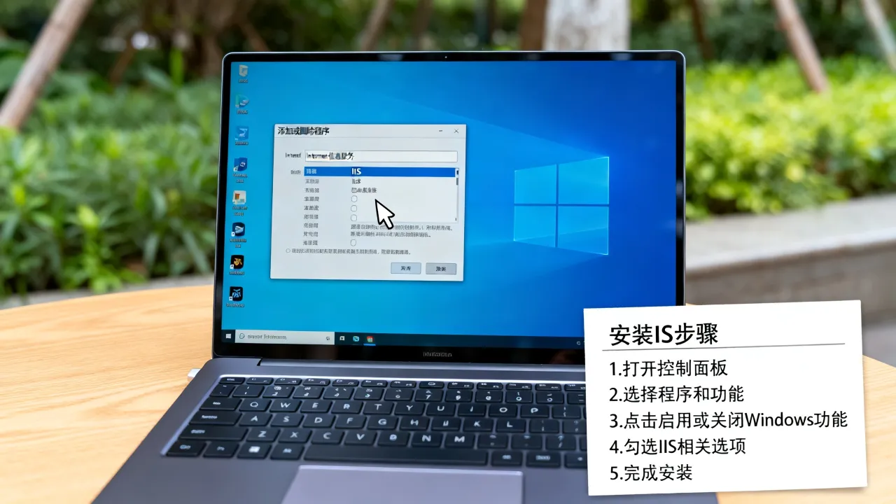 电脑为什么没有iis服务器，怎么安装IIS功能？