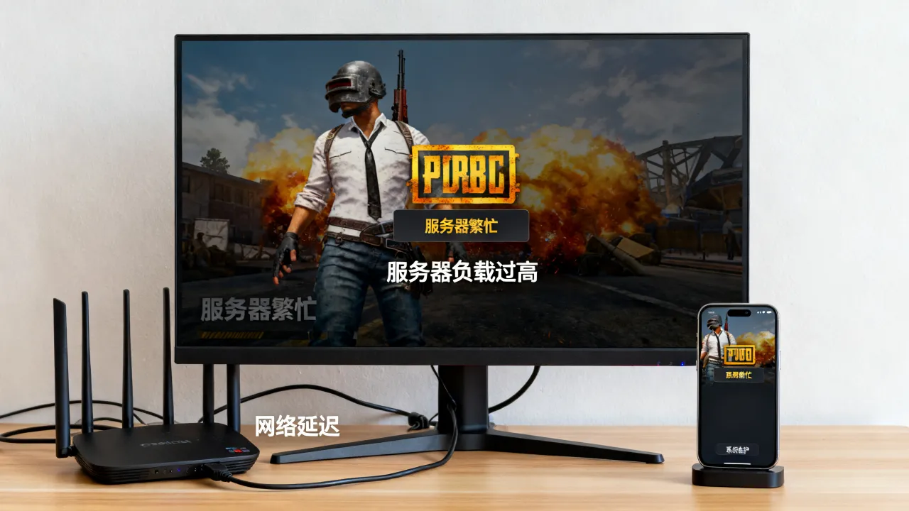 为什么pubg进去后显示服务器繁忙，pubg服务器繁忙是什么原因