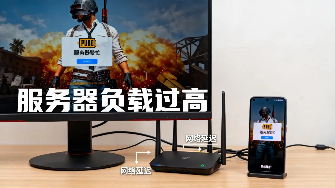 为什么pubg进去后显示服务器繁忙，pubg服务器繁忙是什么原因