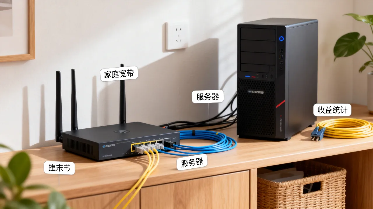 宽带挂服务器怎么赚钱？家庭宽带挂机赚钱项目有哪些？