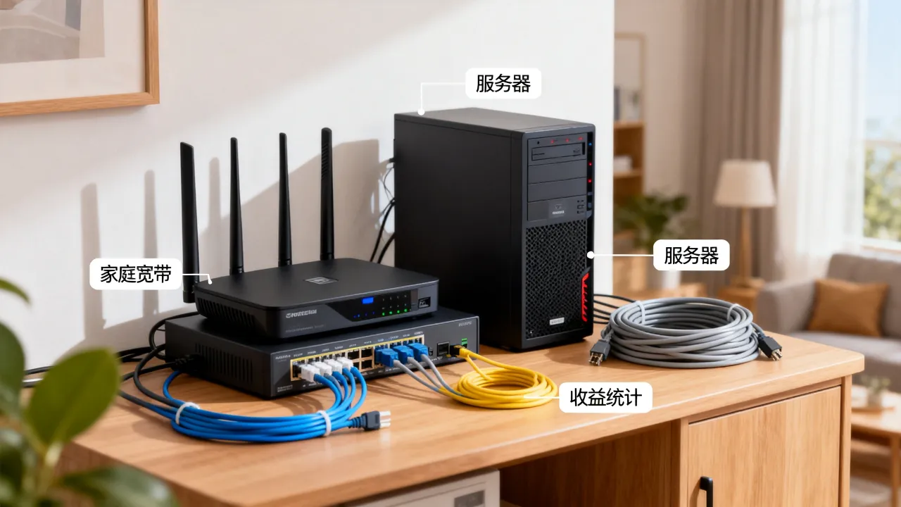 宽带挂服务器怎么赚钱？家庭宽带挂机赚钱项目有哪些？