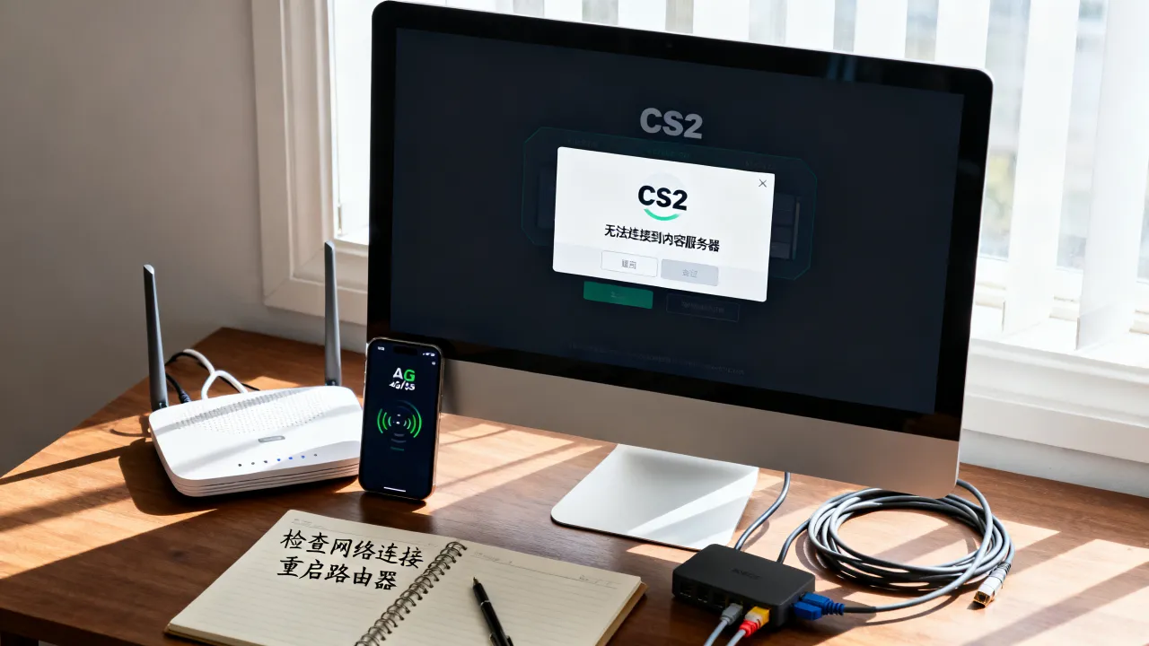 CS2更新为什么无法连接到内容服务器，无法连接怎么办