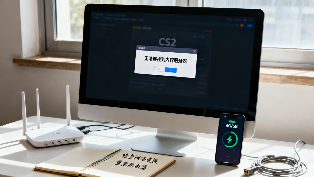 CS2更新为什么无法连接到内容服务器，无法连接怎么办